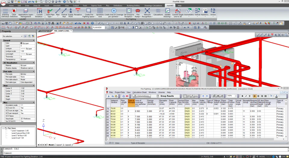 screenshot of FINE MEP